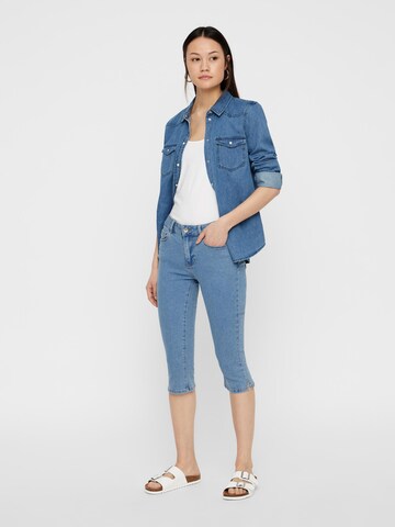 VERO MODA - Slimfit Vaquero 'Hot Seven' en azul