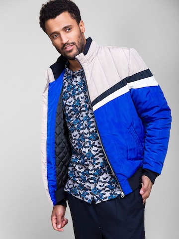 4funkyflavours Winter Jacket in Blue: front