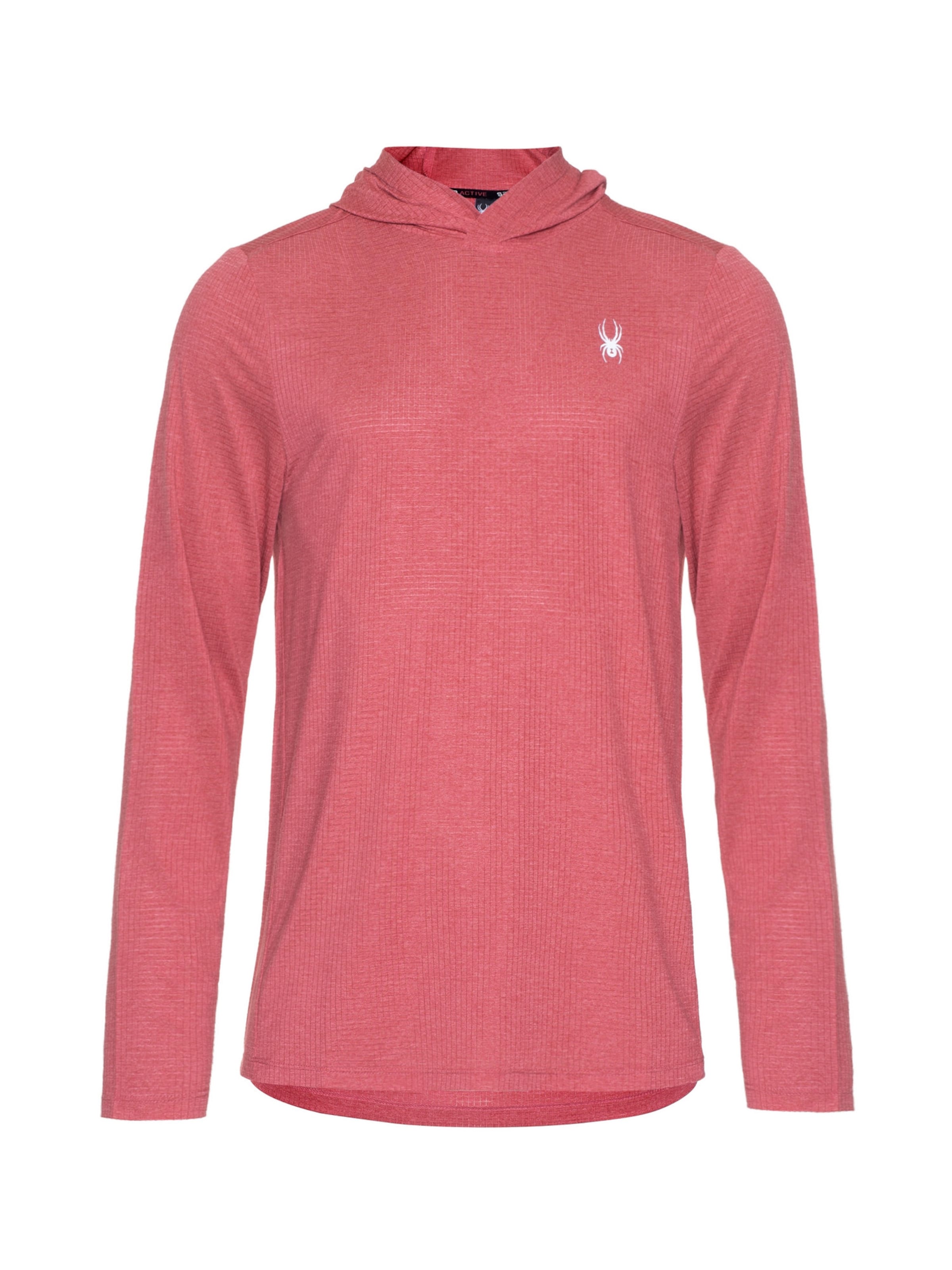 Spyder Αθλητική μπλούζα φούτερ σε ροζ: μπροστά