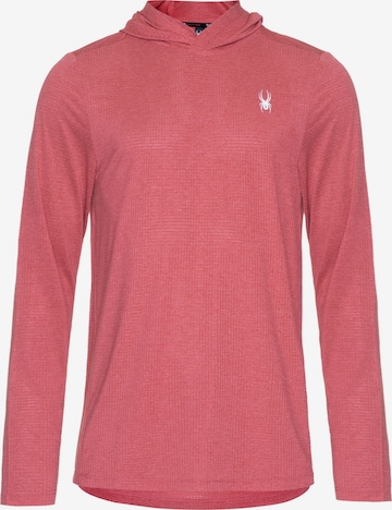 Spyder Sportsweatshirt in Roze: voorkant