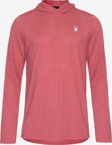 Sweat de sport Spyder en rose : devant