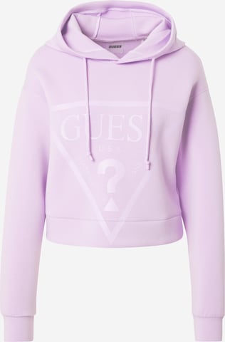 GUESS Sweatshirt 'ALISA' in Purple: front