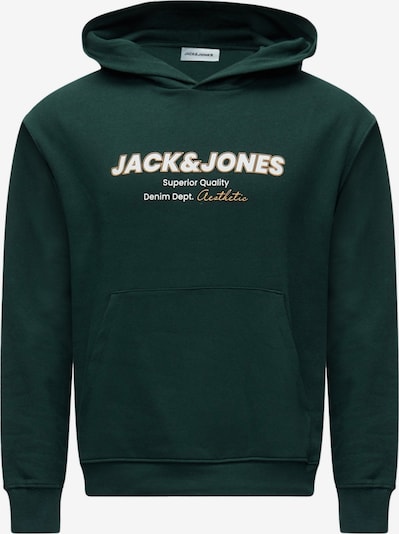 Felpa 'JJABBO' in S JACK & JONES di colore verde scuro / bianco, Visualizzazione prodotti