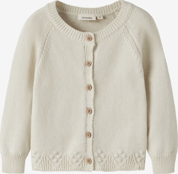 Lil'Atelier Knit cardigan in Beige: front