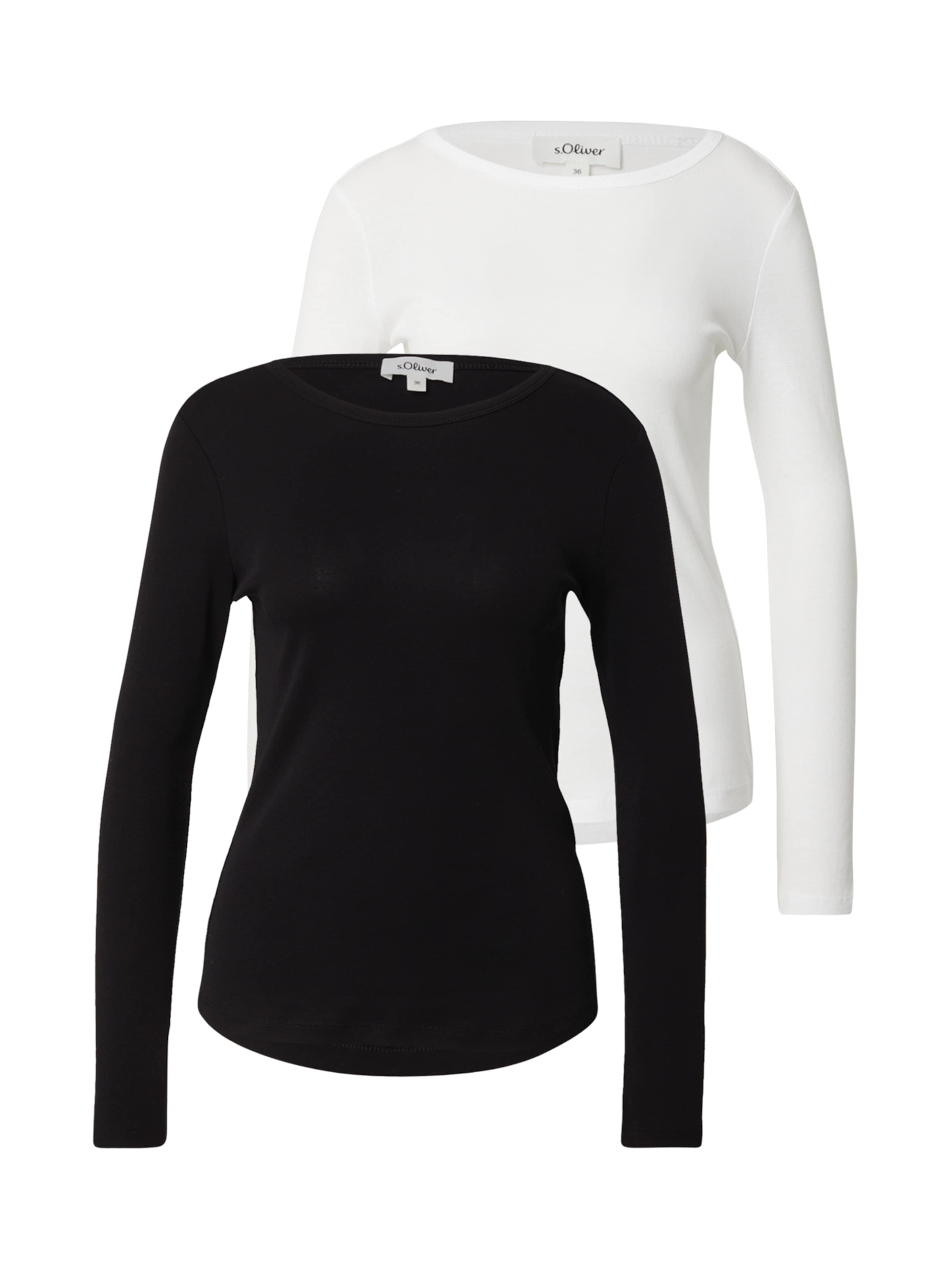 s.Oliver Shirt in Schwarz: Vorderseite