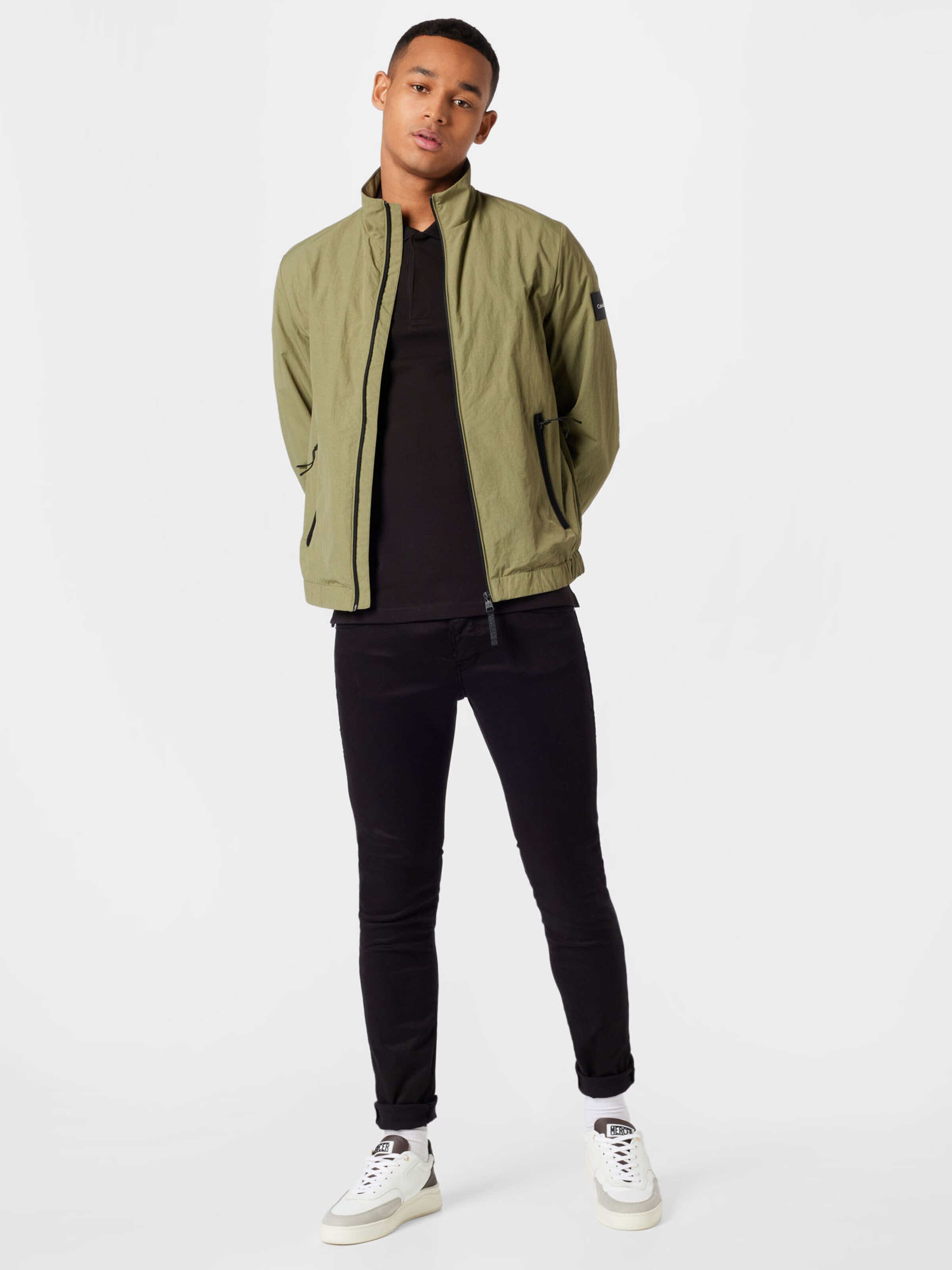 Männer Jacken Calvin Klein Übergangsjacke in Khaki - LQ15080 Männer Jacken Calvin Klein Übergangsjacke in Khaki - LQ15080