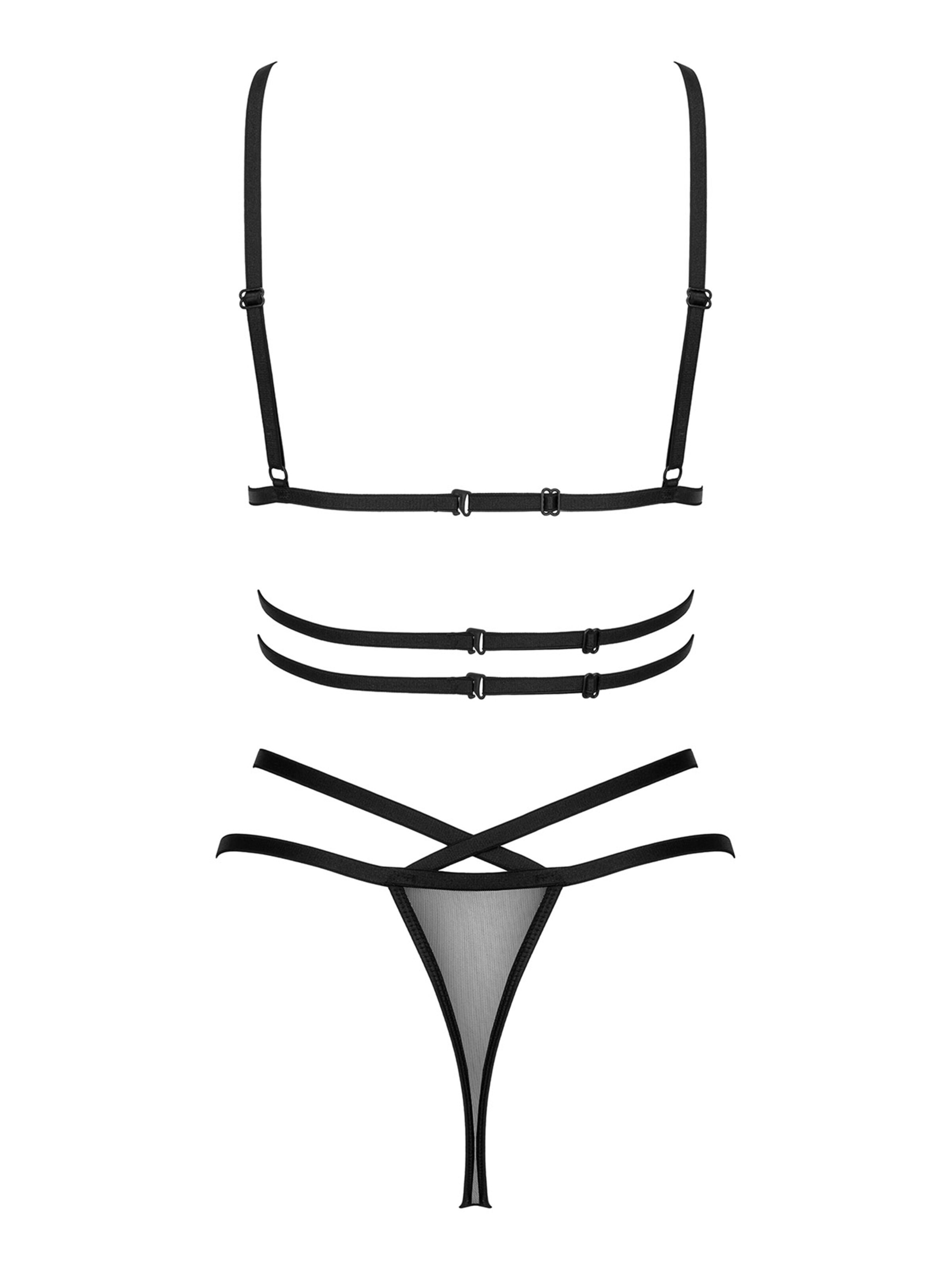 SpaLeXLine Classic Underwear Sets 'Nozomi' in Black