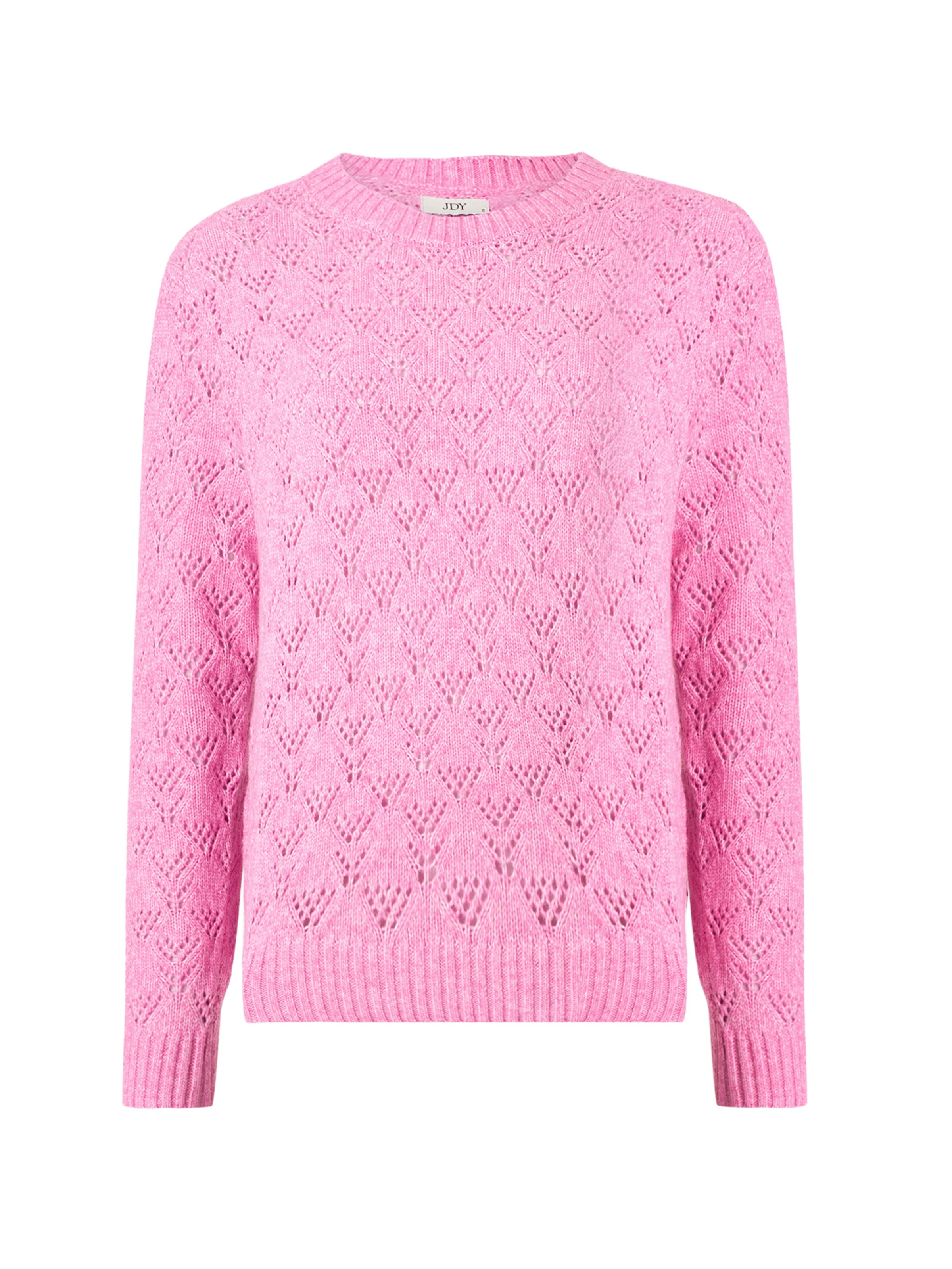 JDY Sweater 'JDYAMANDA' in Pink: front