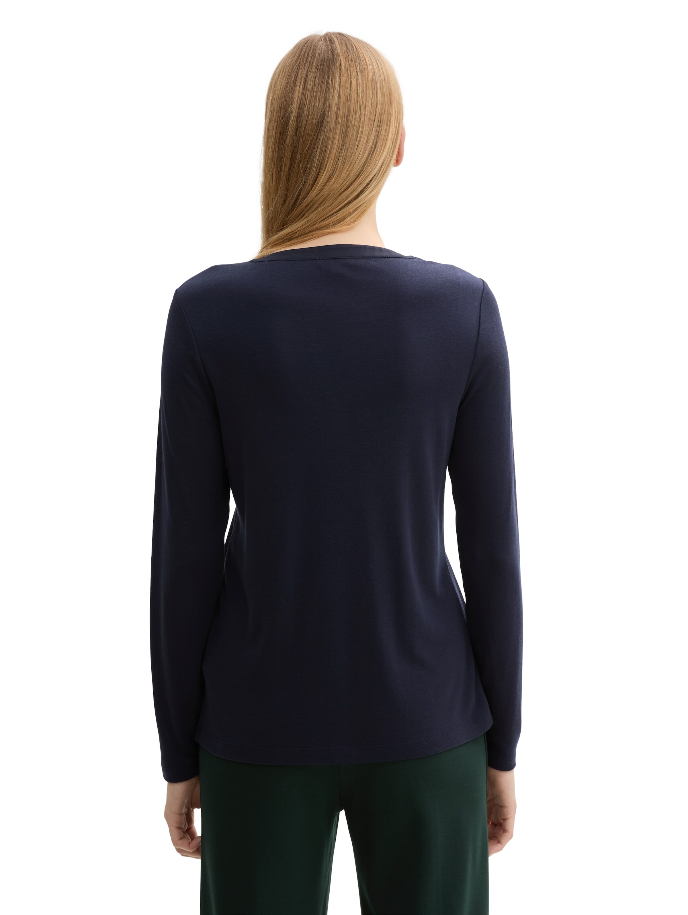 TOM TAILOR Shirt in Blau