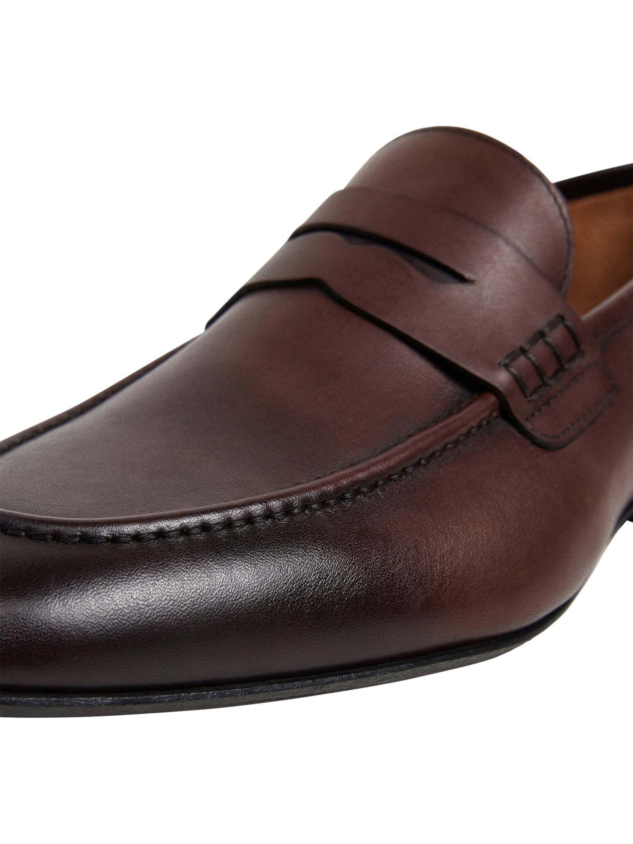 Hackett London Mocassins in Bruin