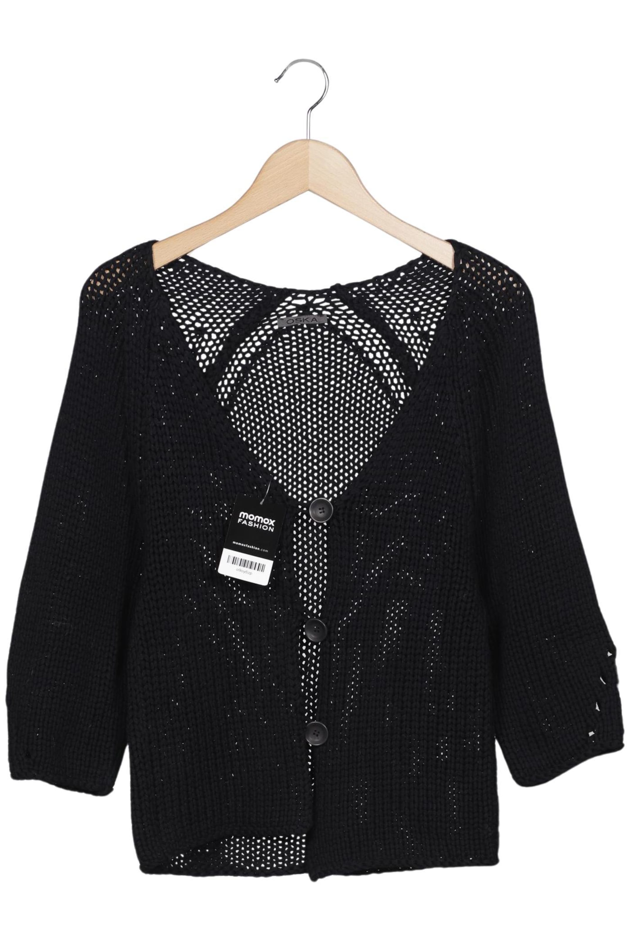 OSKA Sweater & Cardigan in L in Black: front