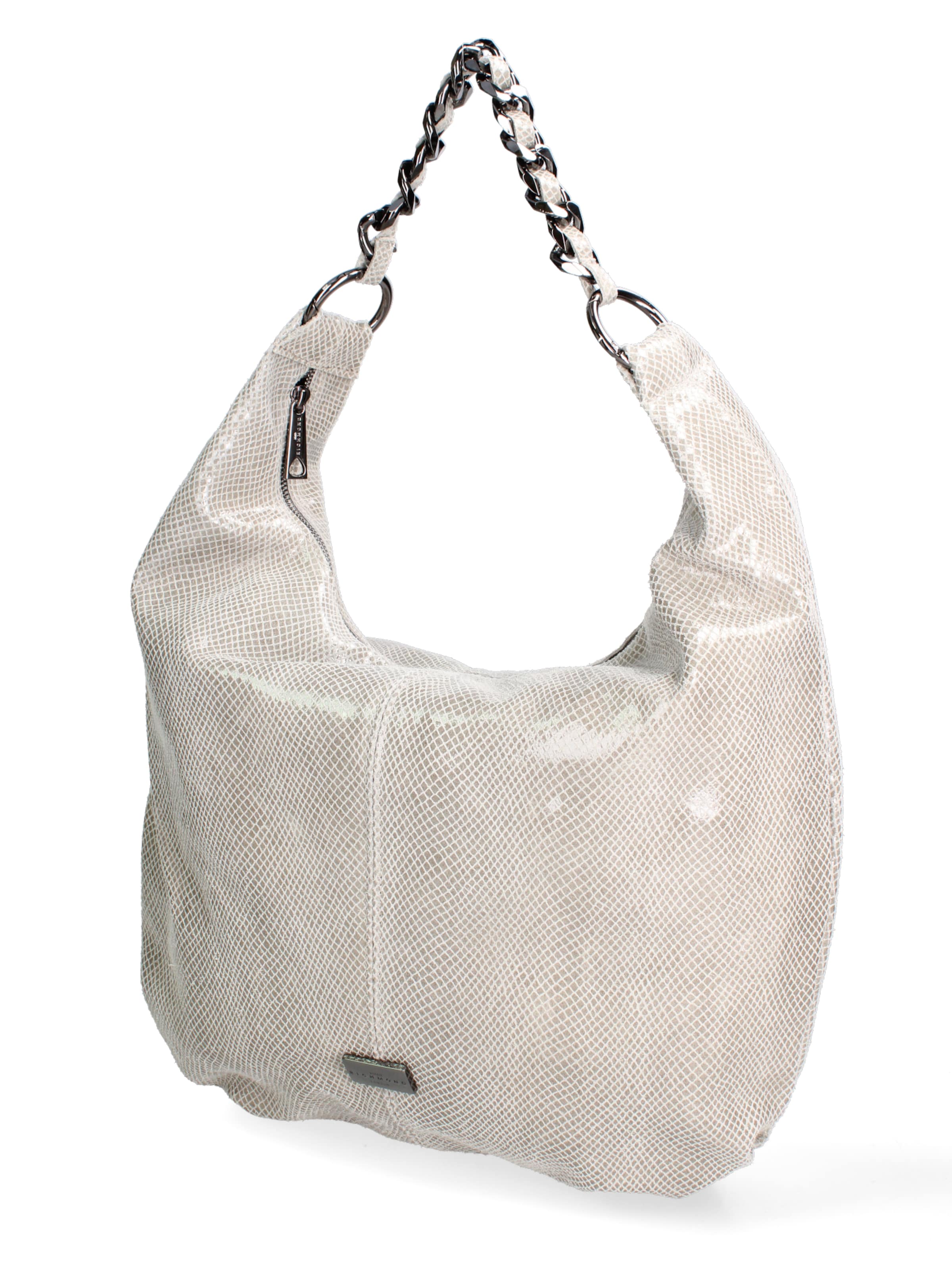 Borsa a spalla di John Richmond in grigio: frontale