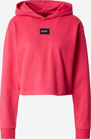 HUGO Red Sweatshirt in Roze: voorkant