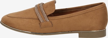 Palado by Sila Sahin Classic Flats in Brown: front