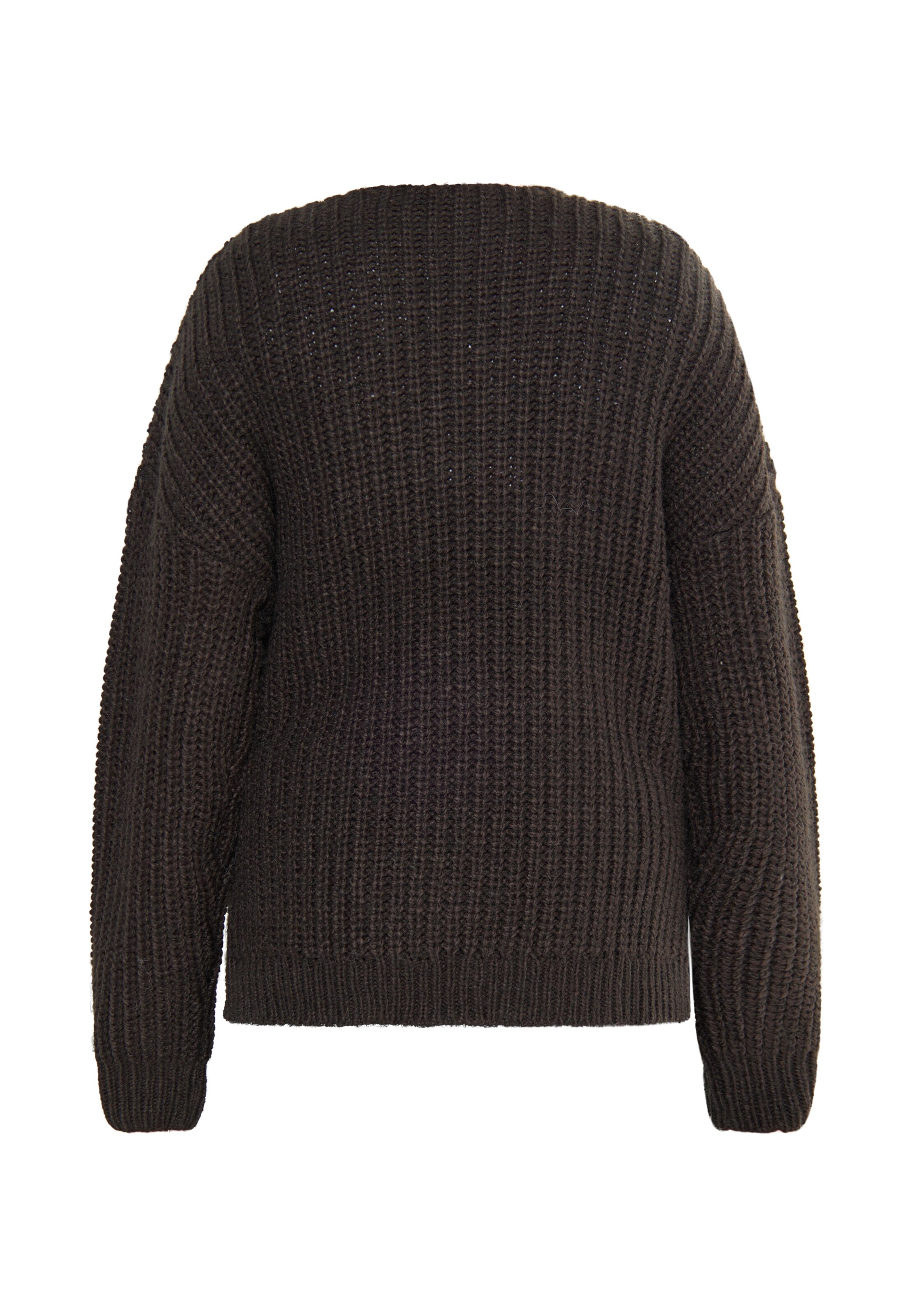 usha WHITE LABEL Pulover 'Teylon' | rjava barva