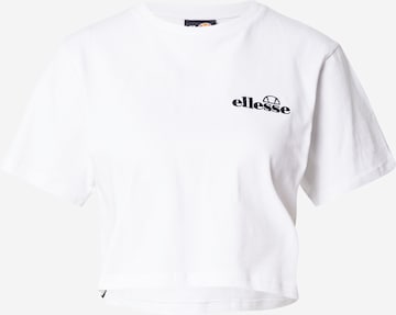 ELLESSE Shirt in Wit: voorkant