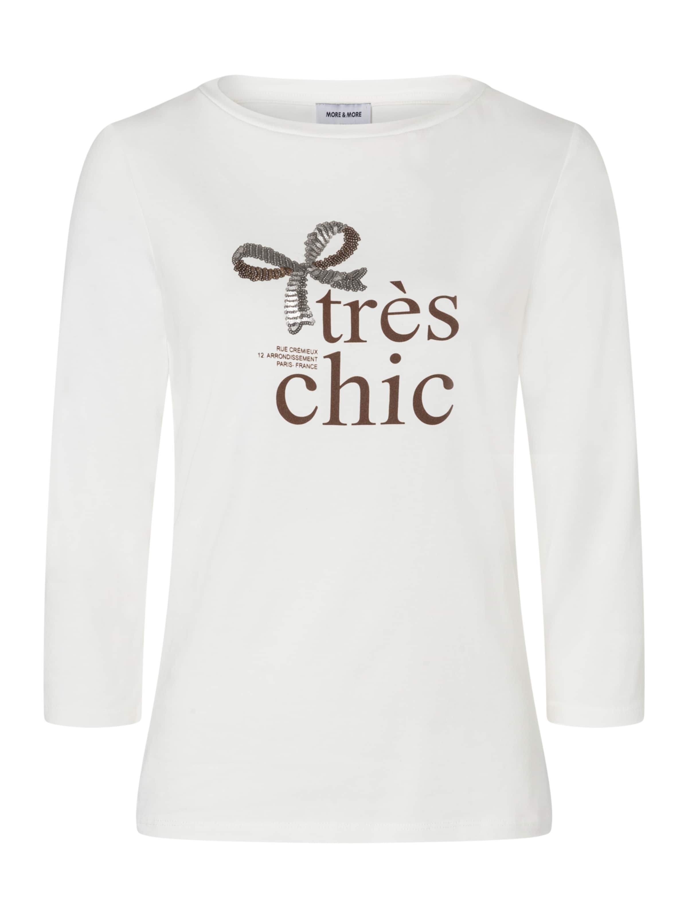 MORE & MORE Shirt in White: front