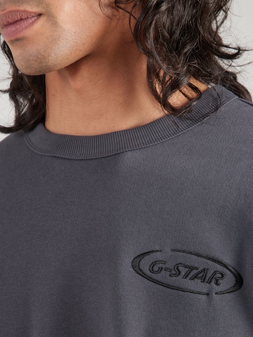 Bluză de molton de la G-STAR pe gri