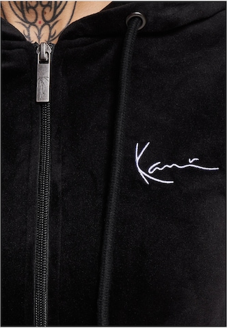Karl Kani Zip-Up Hoodie in Black