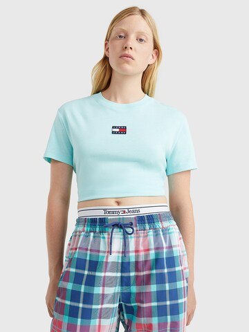 Tommy Jeans Shirt in Blauw: voorkant