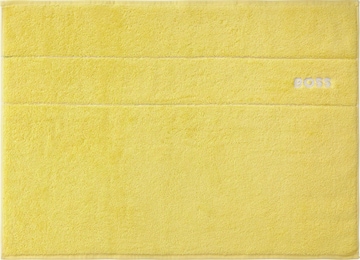 BOSS Bathmat 'PLAIN' in Yellow: front