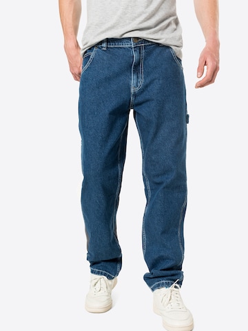 DICKIES Loose fit Cargo Jeans in Blue: front