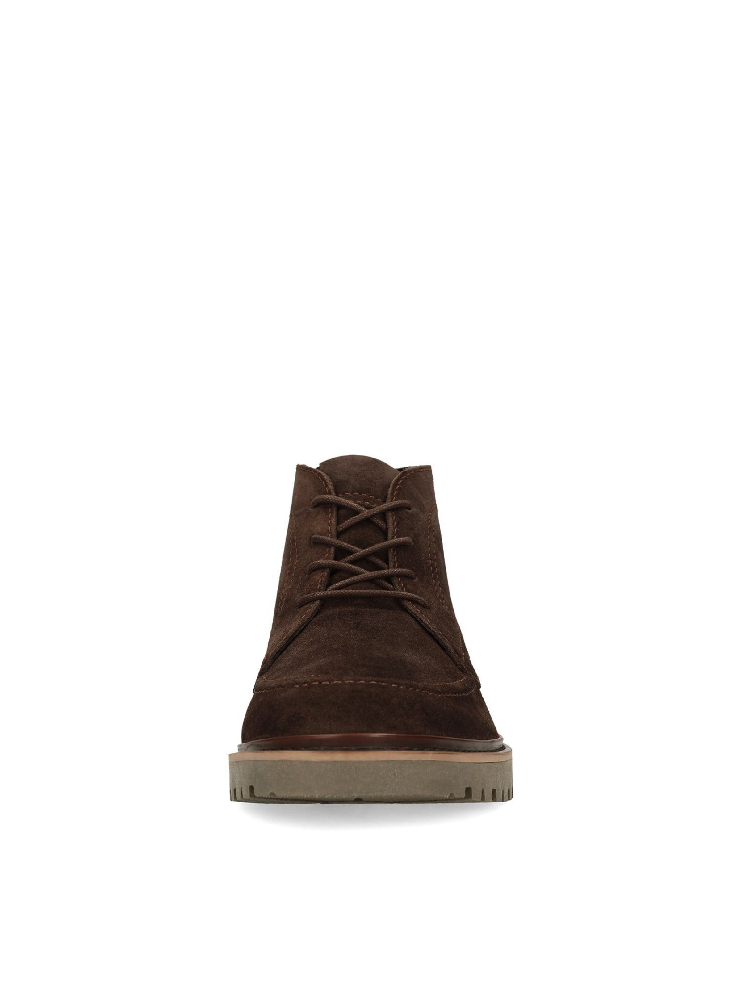 MANFIELD Lace-Up Boots in Brown