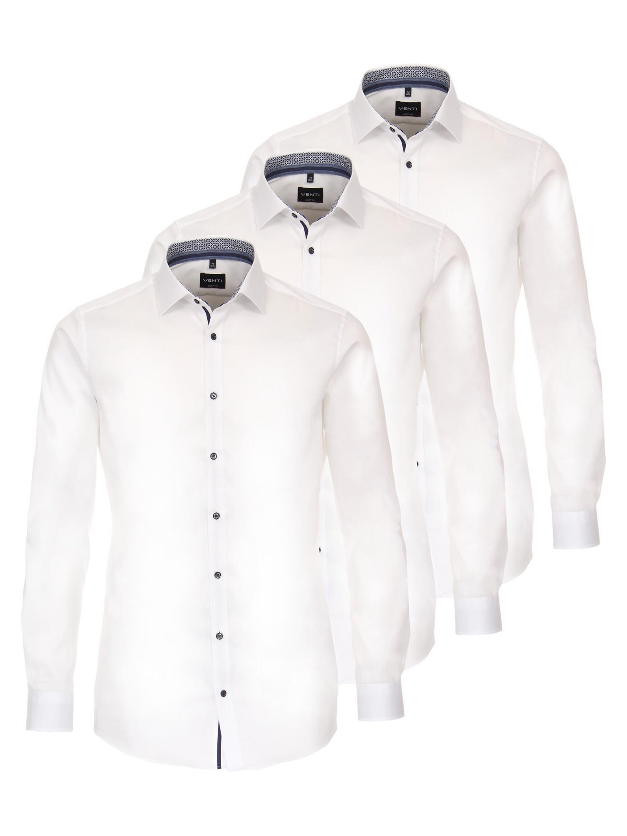 VENTI Business Shirt 'Basic' in White: front