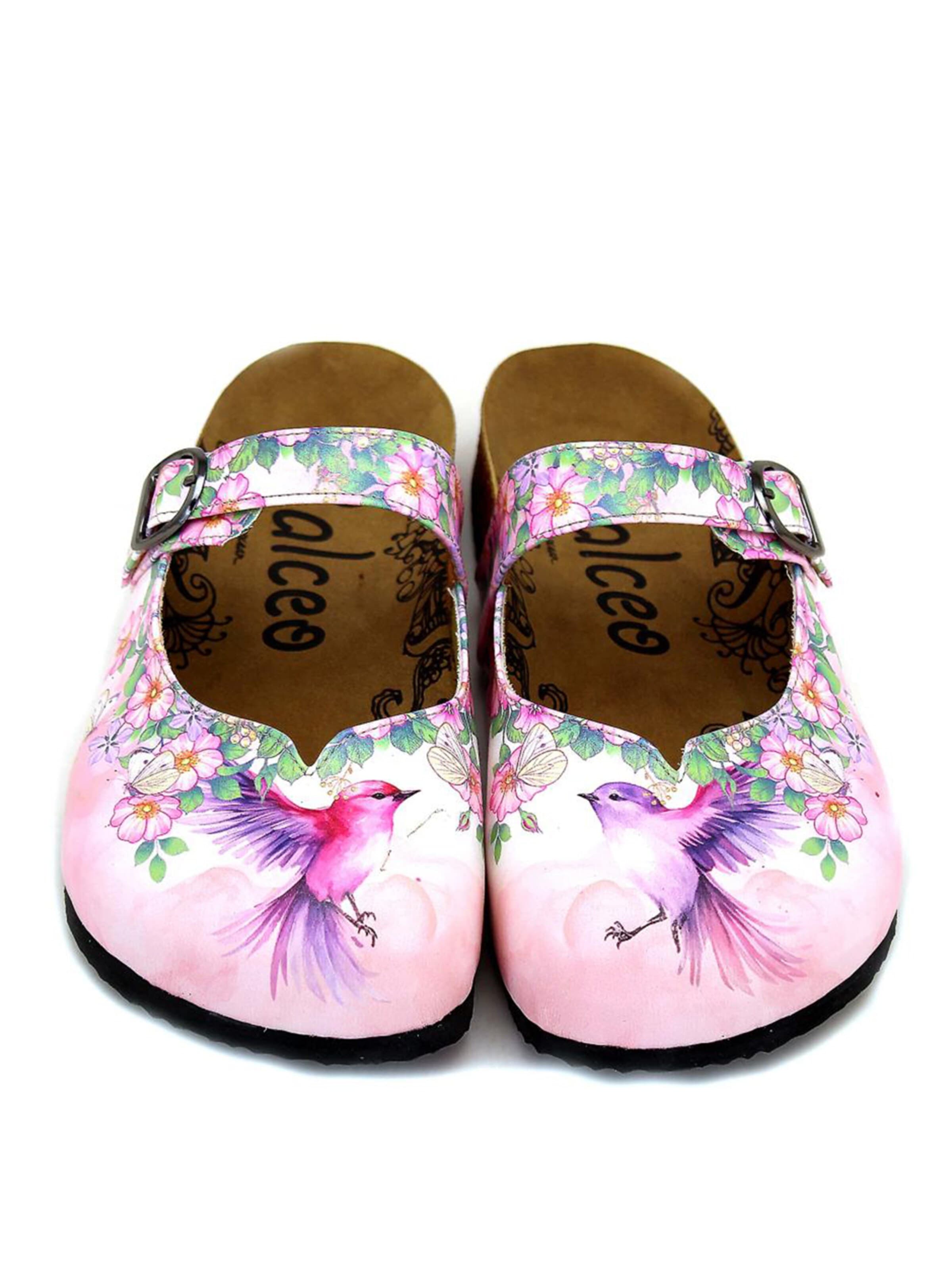 Goby Clogs 'Calceo'‌‌‌‌‌ in Pink