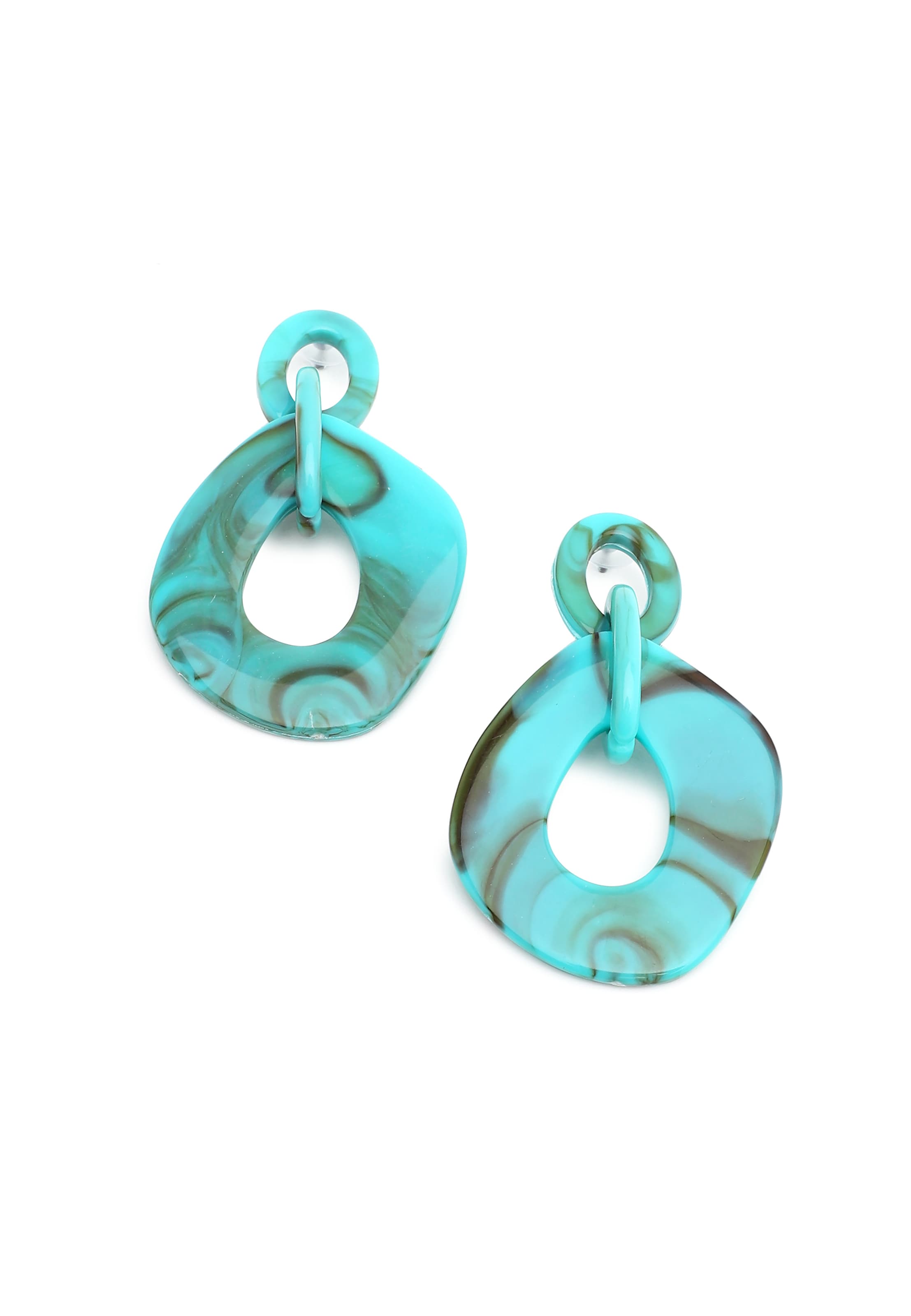 SOHI Uhani | modra barva: sprednja stran