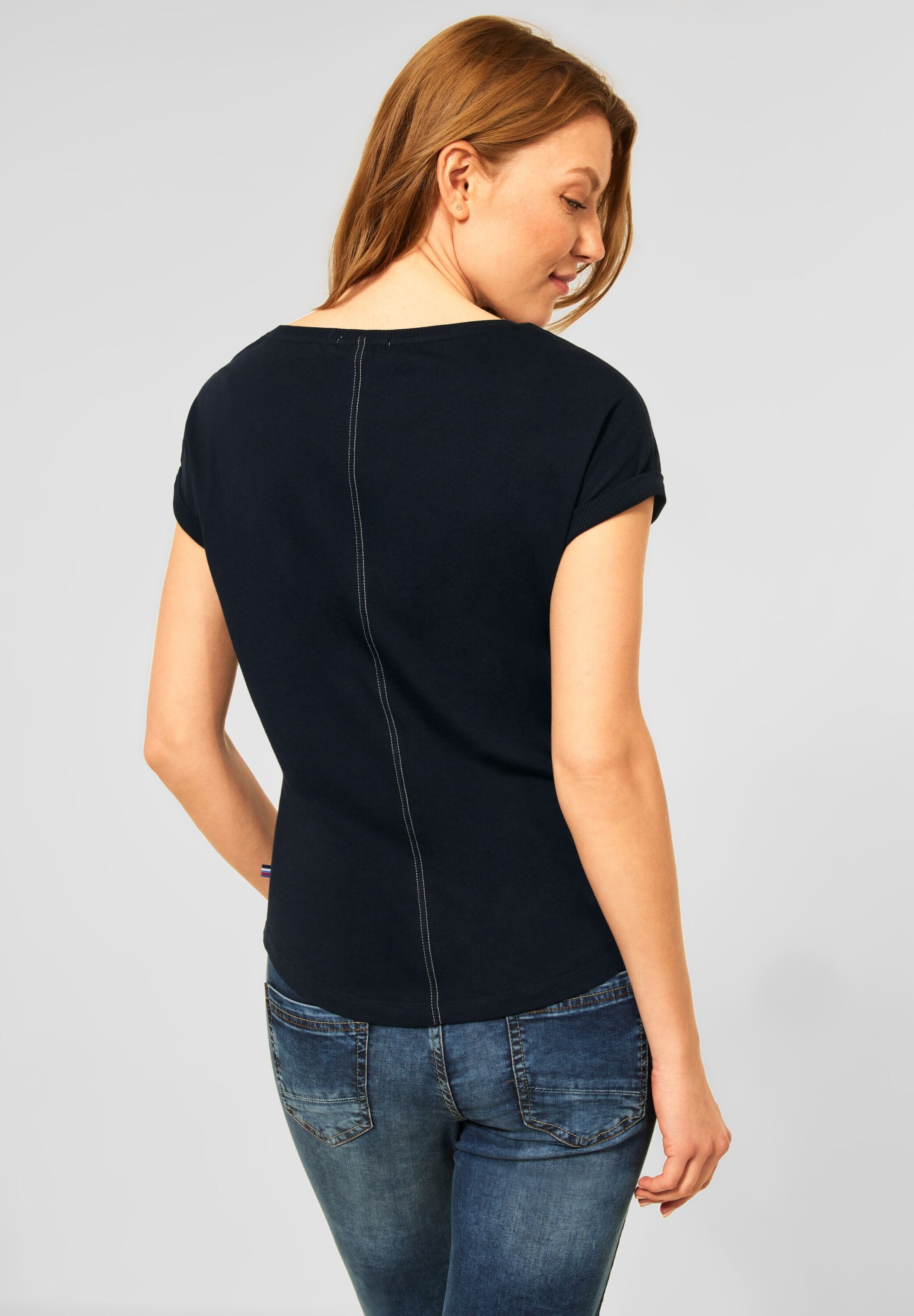 Frauen Shirts & Tops CECIL Sommershirt in Dunkelblau - WG04642 Frauen Shirts & Tops CECIL Sommershirt in Dunkelblau - WG04642
