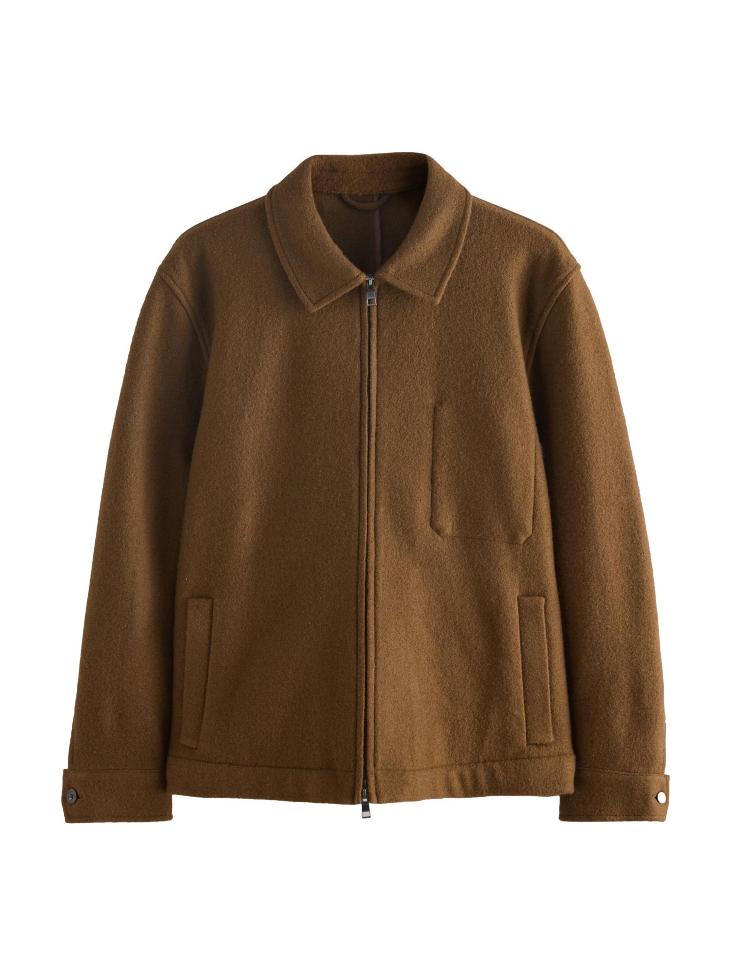 Veste mi-saison Next en marron : devant