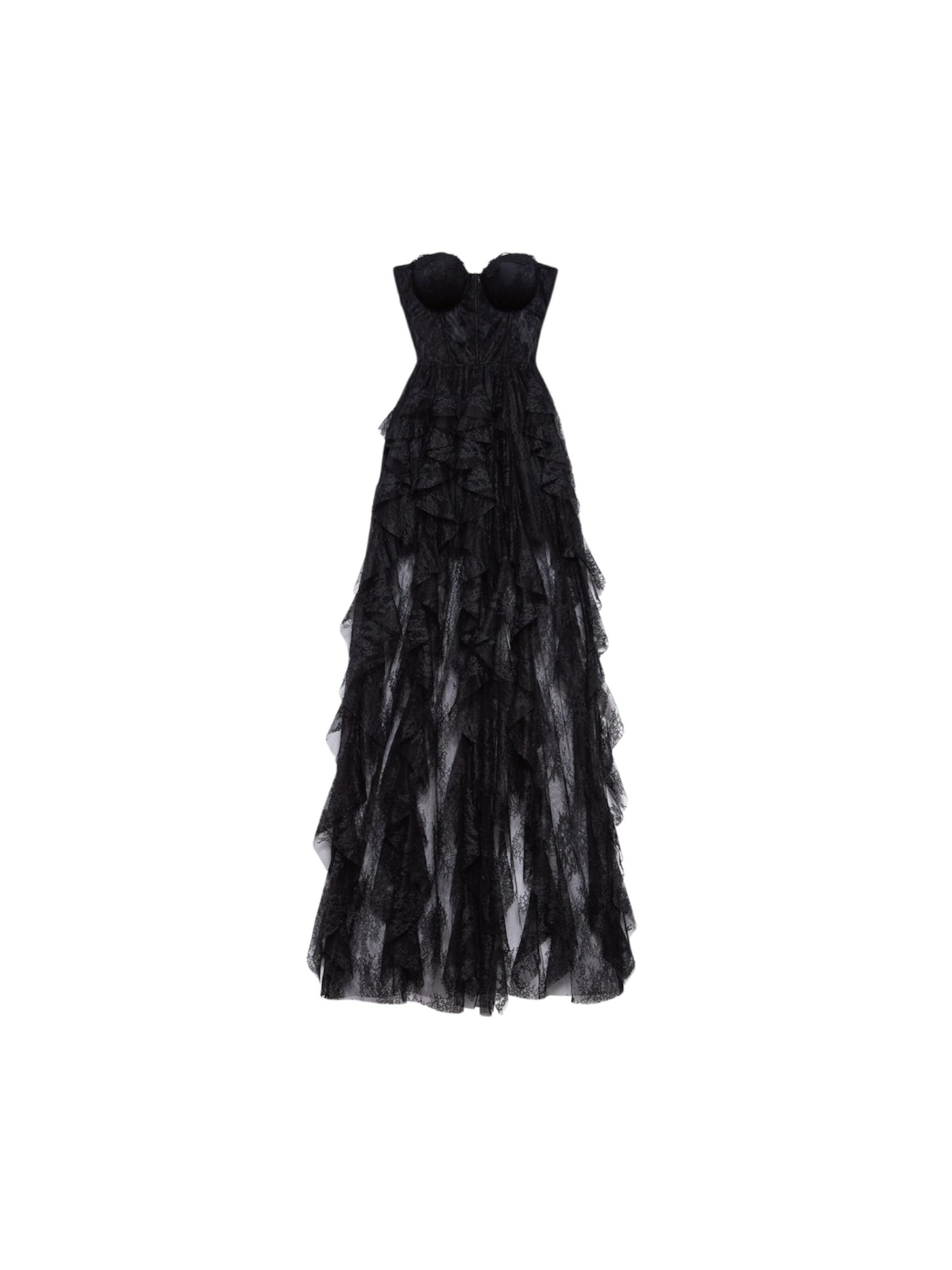 Aniye By Cocktailkleid in Schwarz: Vorderseite