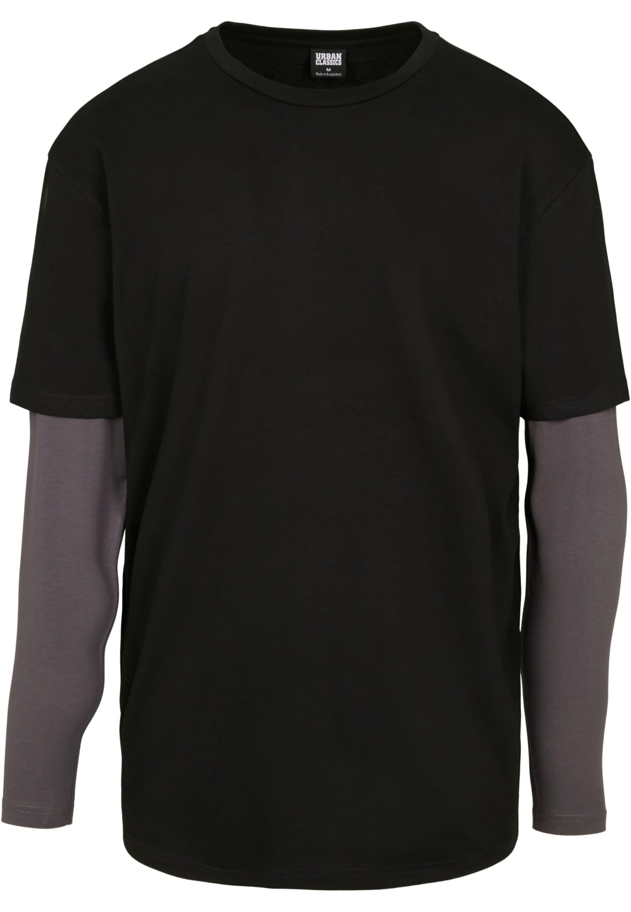 Urban Classics Shirt in Schwarz: Vorderseite