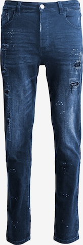 Alessandro Zavetti Slimfit Jeans 'Apollo 005' in Blauw: voorkant