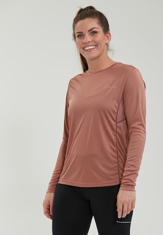 ENDURANCE Funktionsshirt 'Milly' in Braun: Vorderseite
