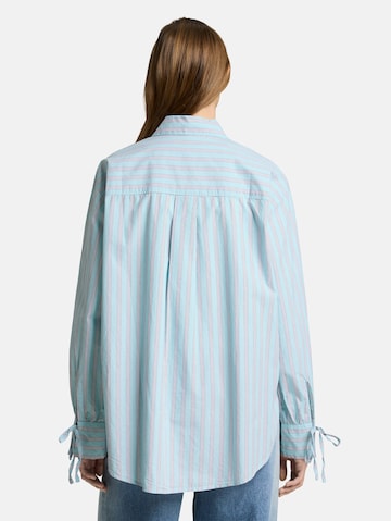 TOM TAILOR DENIM Blouse in Blauw