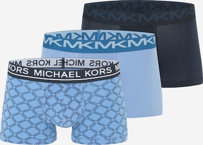 Michael Kors Boxers en bleu / bleu nuit / bleu clair / blanc, Vue avec produit