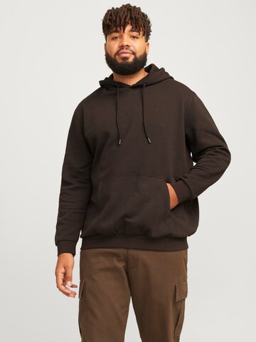 Jack & Jones Plus Sweatshirt 'BRADLEY' in Brown: front