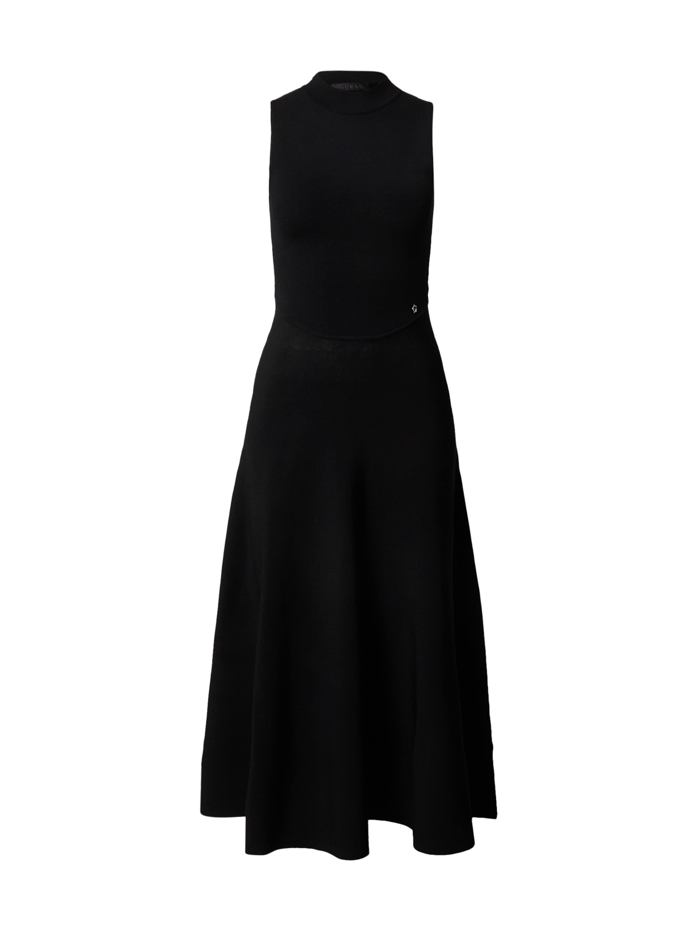 GUESS - Vestido de punto 'CASSANDRA' en negro: frente