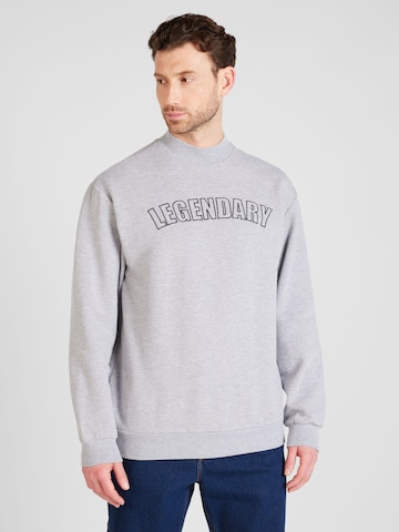ABOUT YOU Sweatshirt 'Lino' in Grey: front