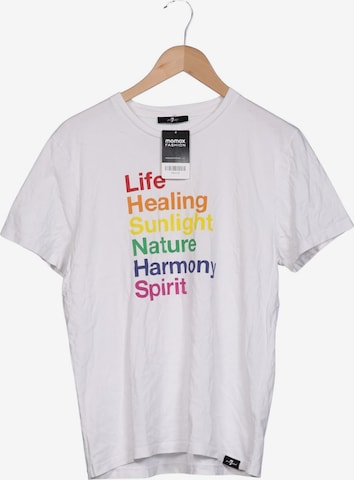 7 for all mankind T-Shirt M in Weiß: Vorderseite
