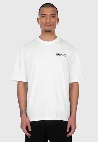 Dropsize T-Shirt in Weiß: Vorderseite