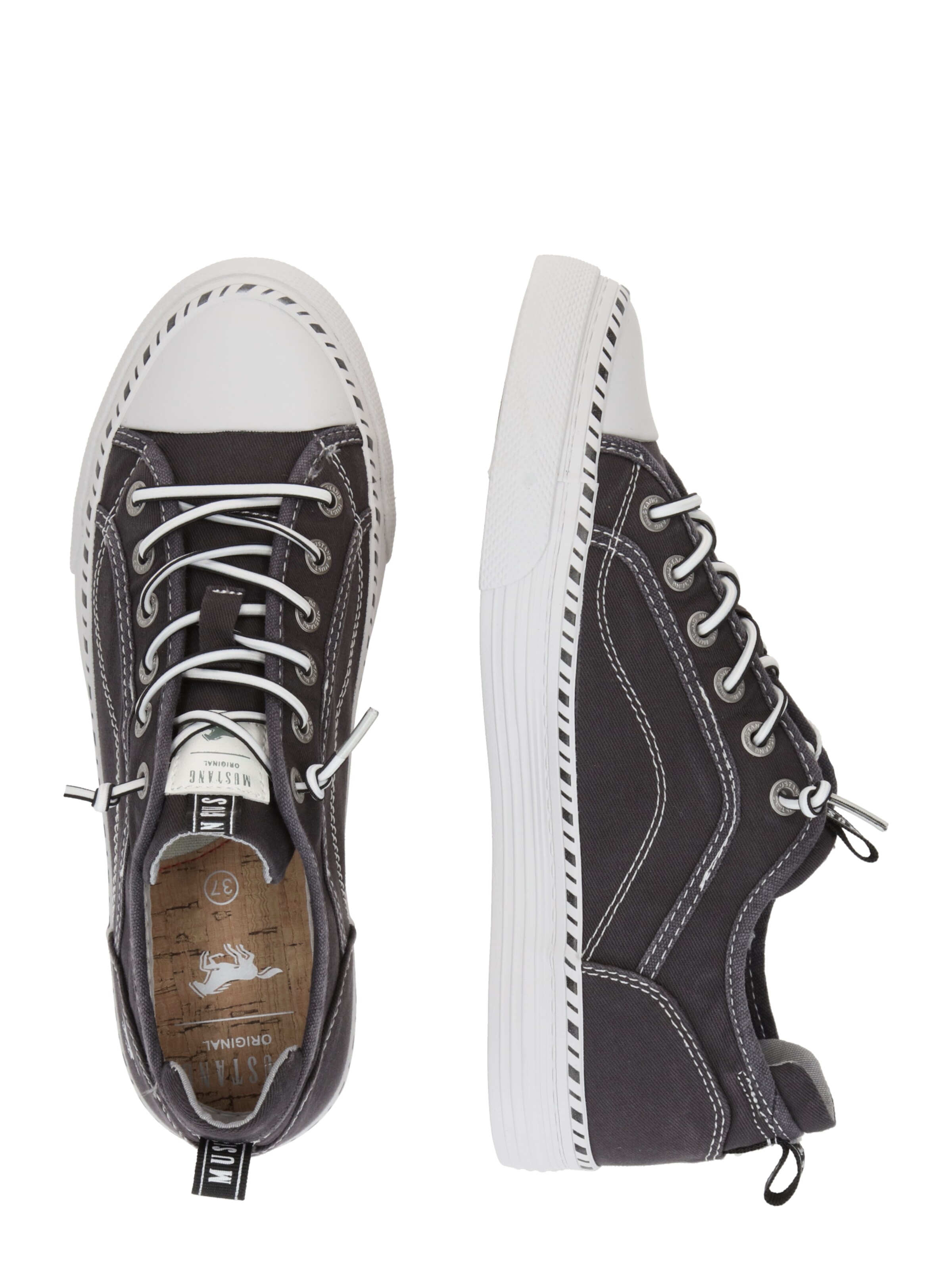 MUSTANG Platform trainers in Black