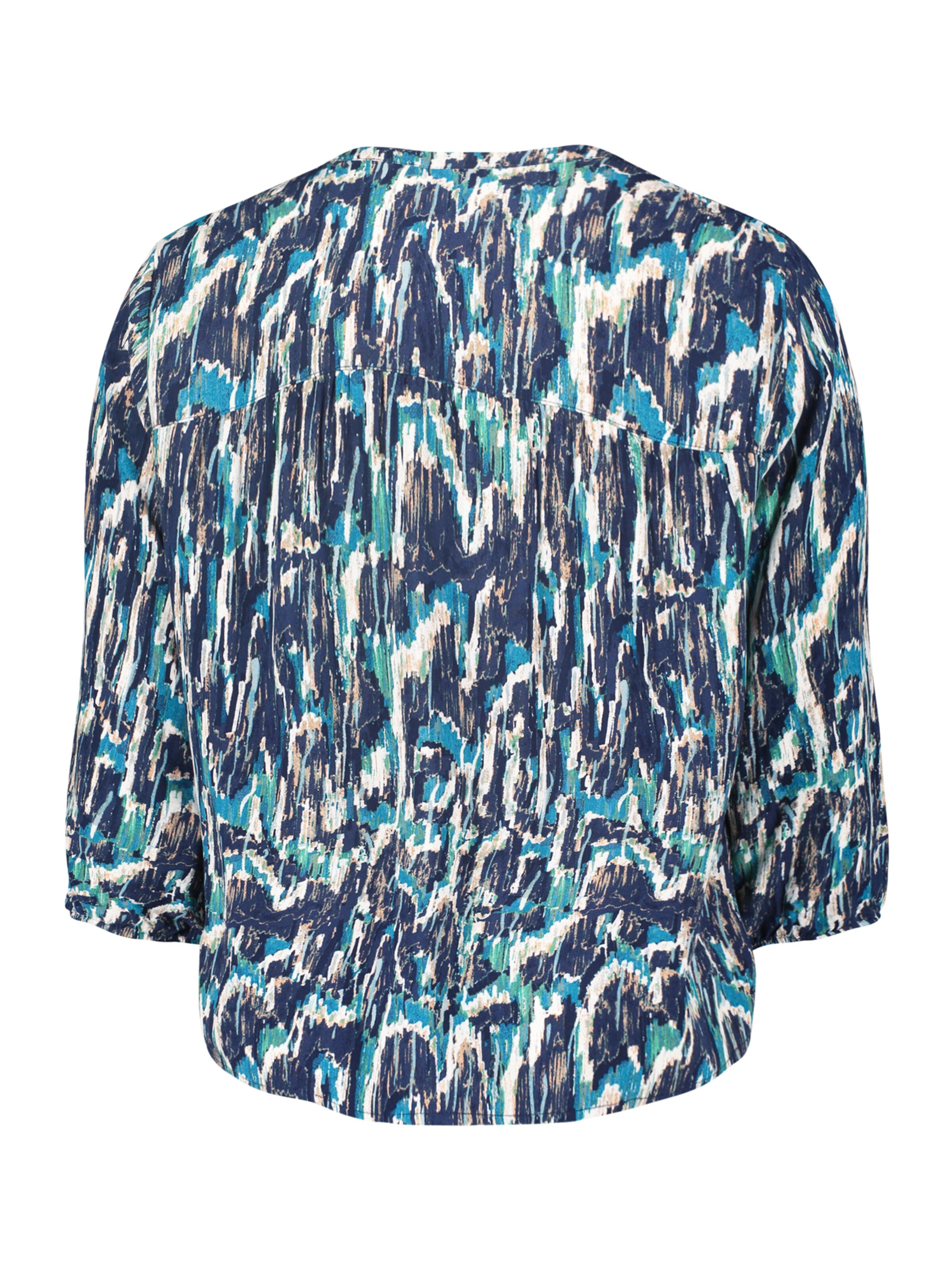 Betty & Co Schlupfbluse mit Print in Blau