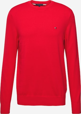 Pull-over 'ESSENTIAL' TOMMY HILFIGER en rouge : devant