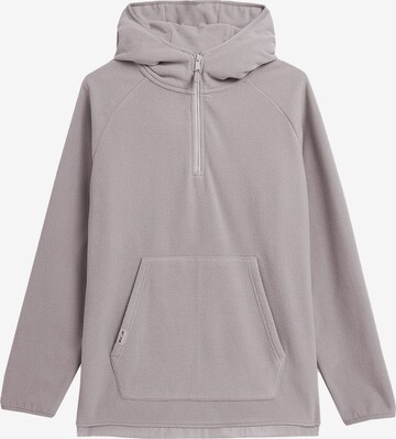 Sweat-shirt 4F en gris : devant