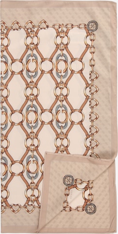 GUESS Платок 'PRINTED KEFIAH 53x53' в Бежевый: спереди