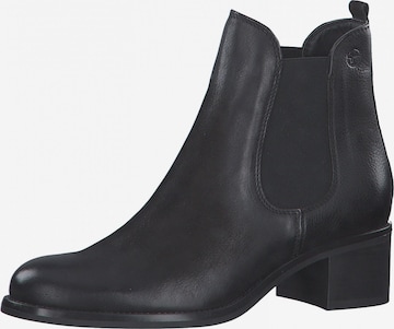 TAMARIS - Botas Chelsea en negro: frente