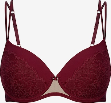 Push-up Soutien-gorge Marc & André en rouge : devant